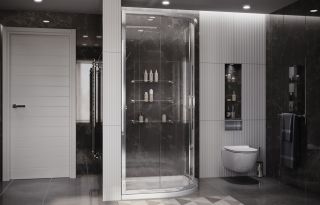 Душевой уголок Ambassador Kingston 14011104 90x90см хром/прозрачное